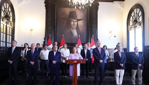 Dina Boluarte dio un mensaje a la Nación tras el allanamiento de su vivienda y Palacio de Gobierno, pero no convenció. (Foto: Presidencia)