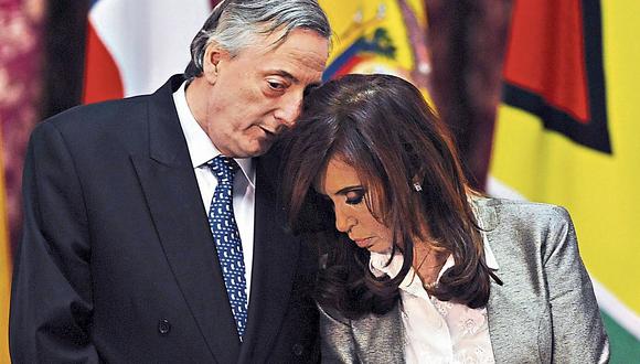 EN LA MIRA. Cristina y Néstor Kirchner han sido implicados en el cobro de sobornos a empresarios. (USI)