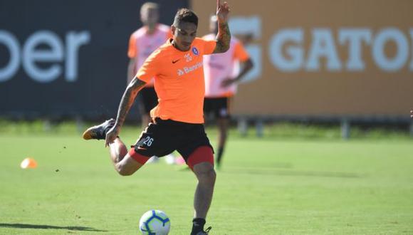 Paolo Guerrero podría hacer su debut en el Brasileirao 2019 ante Flamengo, su exequipo. (Foto: SC Internacional)