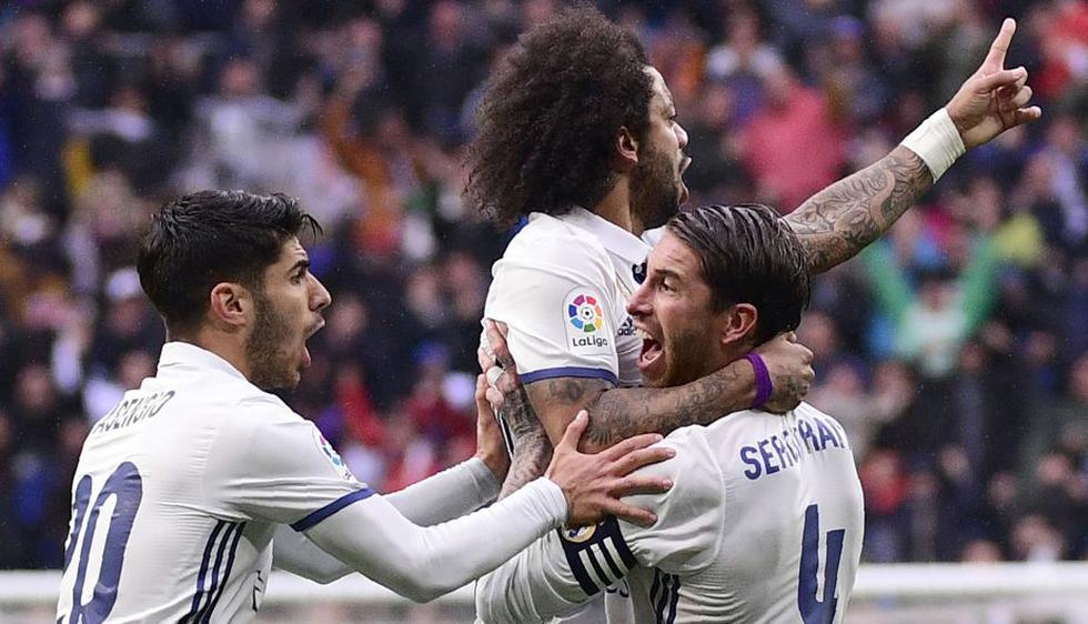 Real Madrid, tras la victoria sobre Valencia, suma 81 puntos en la tabla de posiciones de la Liga Española. (AFP)