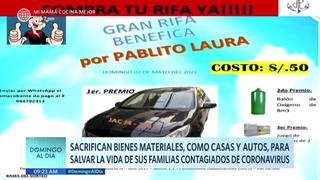 Peruanos sacrifican bienes materiales para salvar la vida sus familiares contagiados por la COVID-19