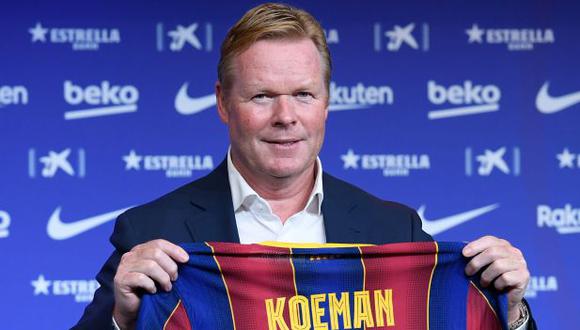 Koeman asumió el cargo de entrenador de Barcelona tras dejar la selección de Holanda. (Foto: AFP)