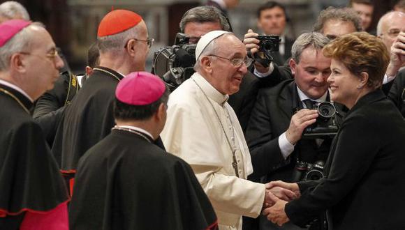 A BRASIL. Rousseff invitó al Papa a encuentro de jóvenes en Río. (Reuters)