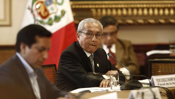 El fiscal de la Nación, Pedro Chávarry fue denunciado por mentir a la población.. (Foto: Perú21)