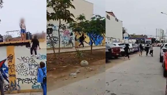Menores de edad escaparon de albergue del Inabif. (Foto: captura video)