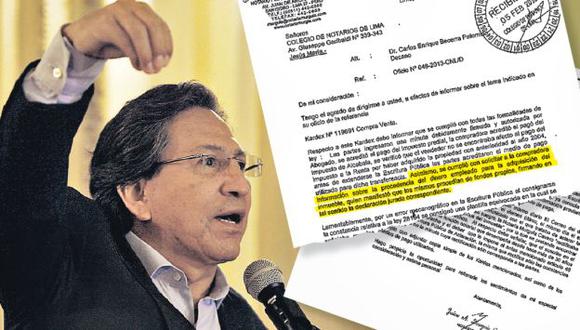 Documento notarial de su suegra echa más dudas sobre transparencia de compras inmobiliarias. (Perú21)