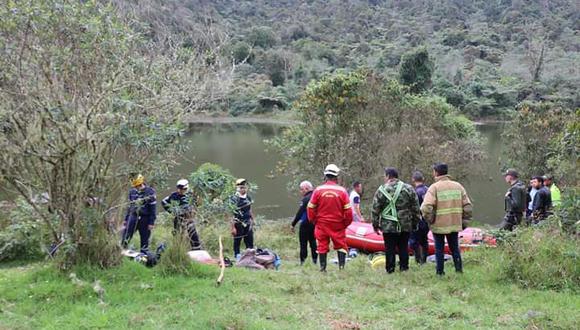 Rescatistas del Cuerpo General de Bomberos Voluntarios del Perú (CGBVP) se sumaron a los equipos de búsqueda de Giacomo Boccoleri. (Foto: Bomberos Voluntarios del Perú)