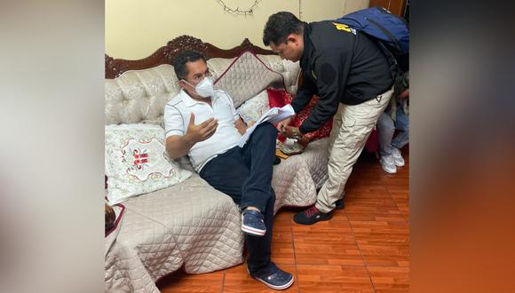 El general PNP Nicasio Zapata, quien era jefe del Frente Policial Tumbes, fue detenido el 26 de diciembre en Lima. (Diviac)
