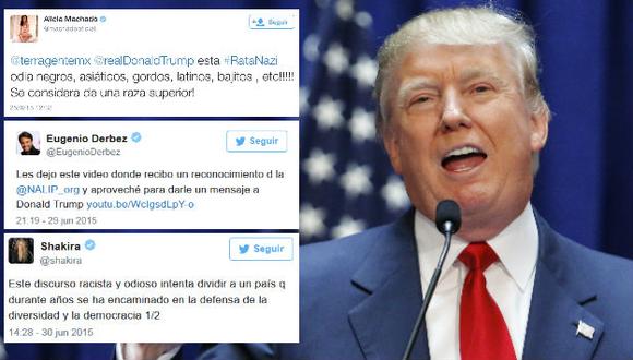 Donald Trump calificó a los mexicanos que llegan a los Estados Unidos como “violadores y narcotraficantes”.   (Foto: AFP/Twitter)