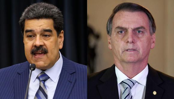 El comentario del futuro canciller de Brasil se produjo días después de que Maduro implicase a Bolsonaro en un supuesto plan orquestado por EE.UU para asesinarlo. (Foto: EFE / AFP).