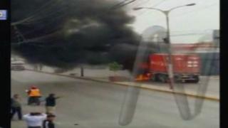 ¡Alerta! Reportan incendio en la avenida Argentina [VIDEO]