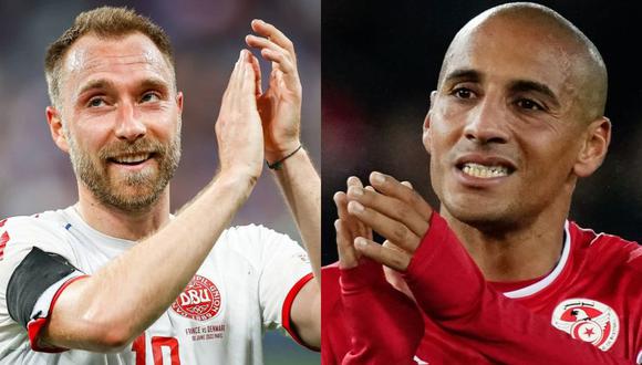 Dinamarca vs. Túnez se miden en el partido de la fecha 1 del grupo D del Mundial Qatar 2022. (Foto: AFP)