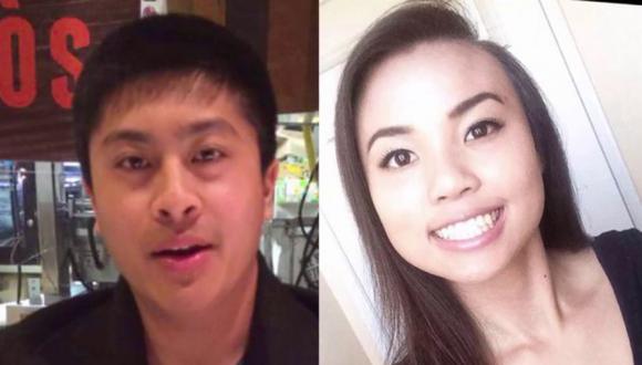 Rachel Nguyen (20) y Joseph Orbeso (21) fueron encontrados abrazados uno del otro.