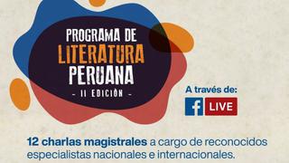 Biblioteca Nacional: inicia segunda edición del Programa de Literatura Peruana