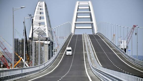 Debido a su longitud, este puente es el más largo de Europa. Las obras comenzaron el 2016 y su construcción tuvo un costo de US$ 3.600 millones. (Foto: AFP)