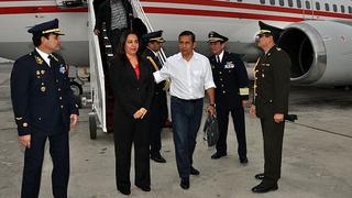 Humala llegó a Lima tras gira europea