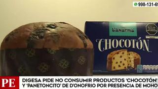 Digesa pide no consumir productos Chocotón y Panetoncito por presunta presencia de moho
