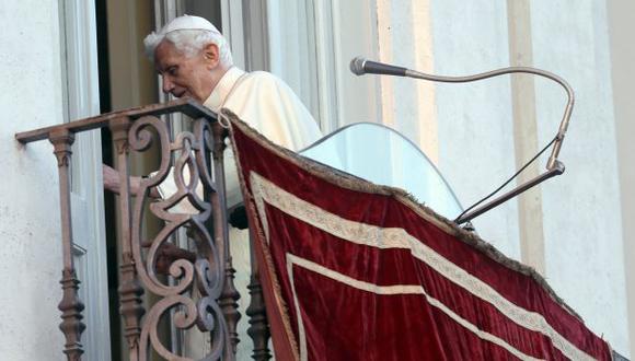 ÚLTIMA VEZ. En Castel Gandolfo, el hoy Papa Emérito dio su último mensaje como líder de la Iglesia. (AP)