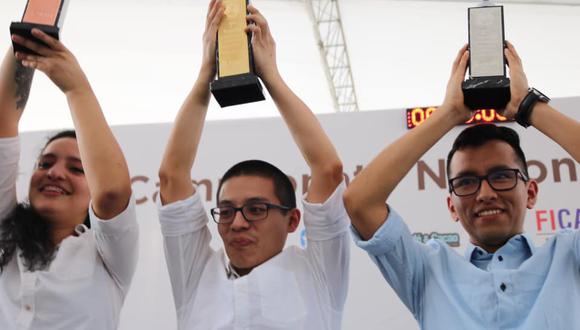 Antonio Venturo, David Salazar y Diana Landeo son los tres primeros puestos del Campeonato Nacional de Barismo. Todos forman parte del equipo de Origen Tostadores de Café. (La Ruta del Café Peruano)