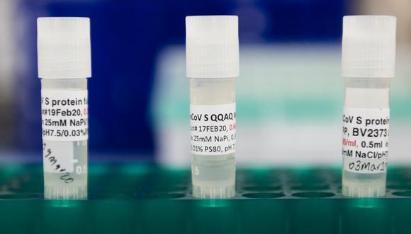 La vacuna de Novavax, basada en proteínas de nanopartículas recombinantes, ha cumplido con las expectativas de protección en los ensayos realizados en fase 3. (ANDREW CABALLERO-REYNOLDS / AFP)
