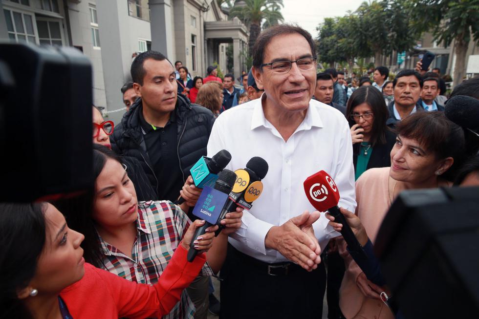Martín Vizcarra manifestó que los jueces deben actuar con profesionalismo. (Andina)