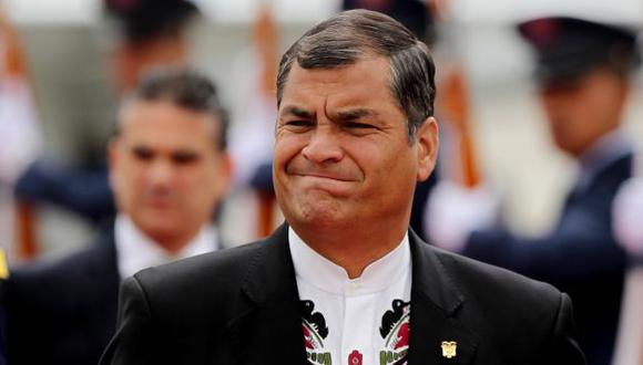Correa ataca a los medios. (EFE)