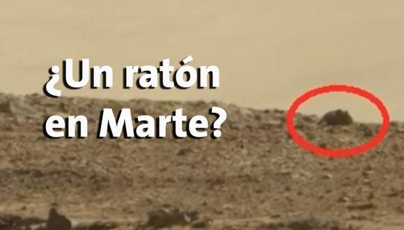 Viral descartado: ¿Por qué todos ven un ratón en esta foto de Marte? (Captura de YouTube)