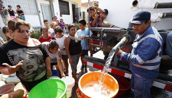El corte de agua en Lima será desde el viernes 6 de octubre. (Foto: Andina)