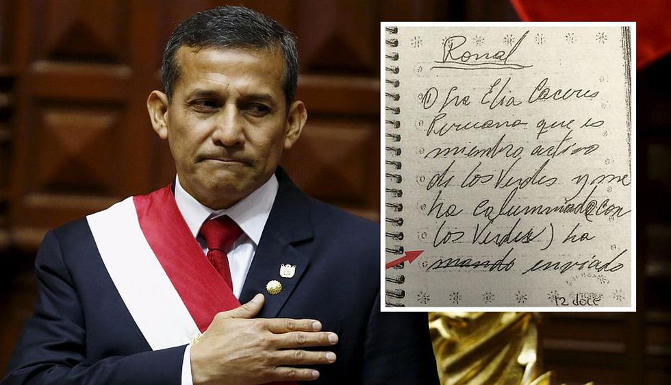 Nadine Heredia: Anotaciones en agendas serían de Ollanta Humala. En las siguientes imágenes verás las coincidencias halladas por los peritos. (Reuters/'Hildebrandt en sus trece')