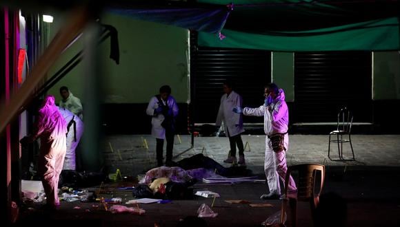 El ataque dejó además siete lesionados por proyectil de arma de fuego. (Foto: Reuters)