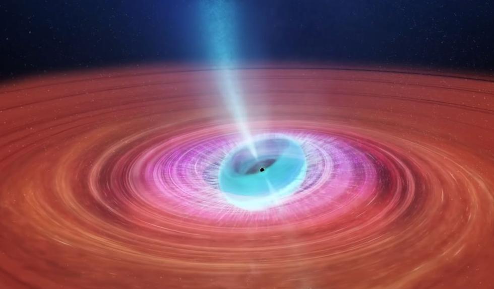 Un agujero negro con un comportamiento "extraño" sorprende a los astrónomos. (YouTube/Space)