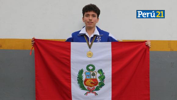 Escolar ganó medallas en Olimpiada Iberoamericana de Biología. (Foto: Difusión)