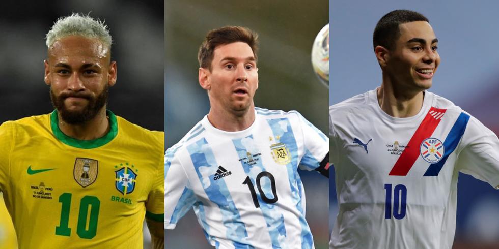 El XI ideal de la Primera Fase de la Copa América 2021. (Foto: Agencias)