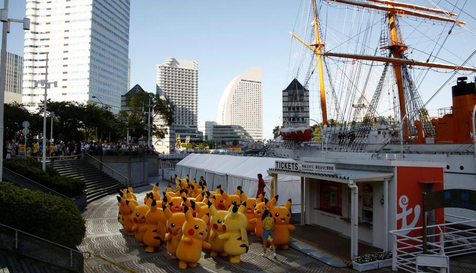 Pokémon GO: Fanáticos celebraron en Yokohama el Pikachu Parade. (Reuters)