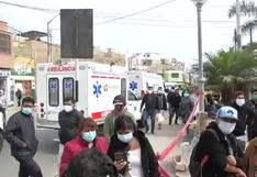Cañete: 40 pacientes COVID-19 son trasladados a coliseo donde funciona nuevo hospital temporal [VIDEO]
