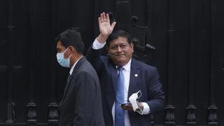 Walter Ayala visitó Palacio de Gobierno dos días después de dejar el cargo de ministro