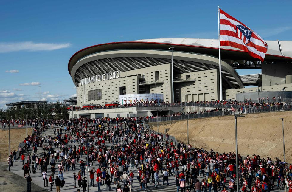 La nueva casa del Atlético de Madrid se inaugurará este sábado. (AFP)