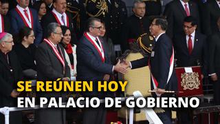 Martín Vizcarra recibe hoy a Olaechea en Palacio por adelanto de elecciones