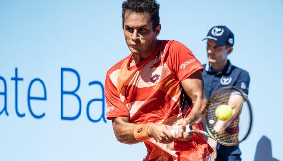 Juan Pablo Varillas avanzó por segunda vez consecutiva a los cuartos de final del ATP 250 Gstaad (Foto: Twitter/ @SwissOpenGstaad).