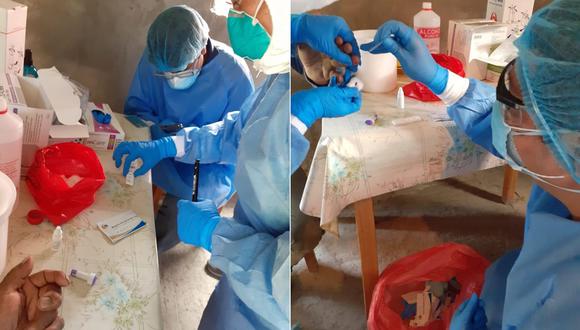 Los siete nuevos afectados con COVID-19 en la región Moquegua fueron diagnosticados con las pruebas rápidas. (Foto: Geresa Moquegua)