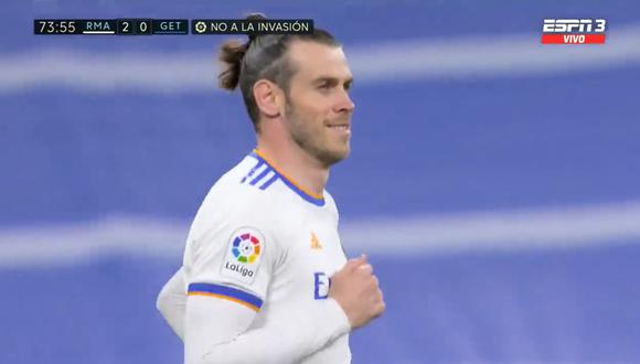 Gareth Bale fue recibido con silbidos en el Santiago Bernabéu. (Foto: Captura ESPN)