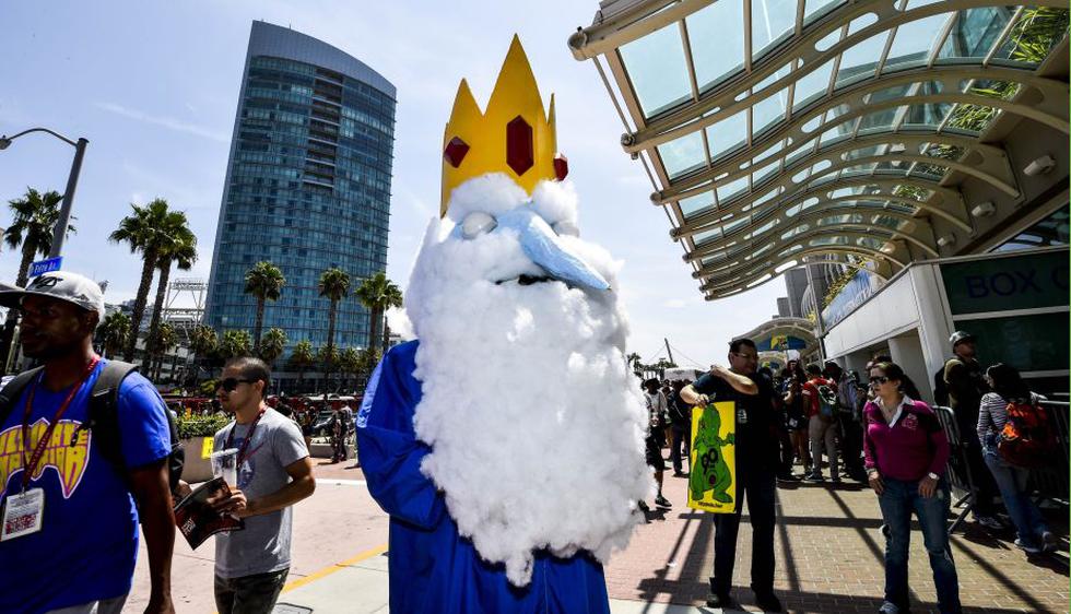 Rey del Hielo, Alex Valadez, asistió en el día número 3 al Comic-Con que se celebra en San Diego, Estados Unidos. (AP)