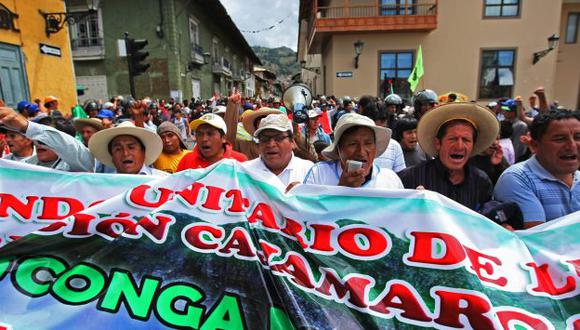 QUE RESPONDAN. Cajamarca está en recesión por los antimineros. (USI)