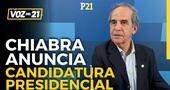 Roberto Chiabra anuncia candidatura: “Soy un general democrático”