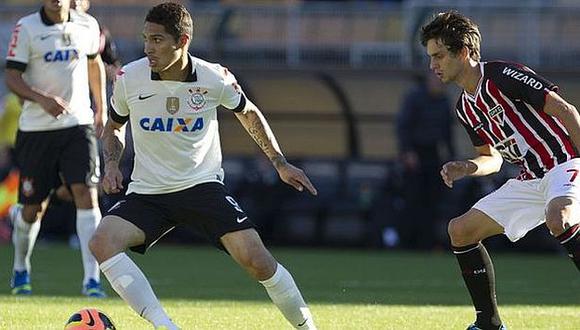 Paolo Guerrero sigue sin celebrar un gol suyo en el torneo brasileño. (Web de Corinthians)