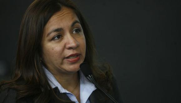 Marisol Espinoza lamentó prácticas montesinistas. (César Fajardo)