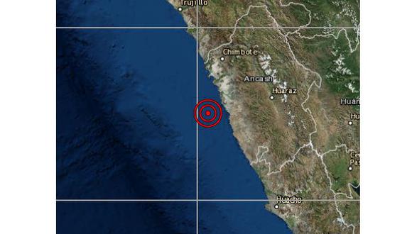Un sismo de magnitud 4,4 se registró en Áncash la noche del martes a las 22:05 horas, sin causar víctimas ni daños materiales, informó el IGP. (Foto: IGP)