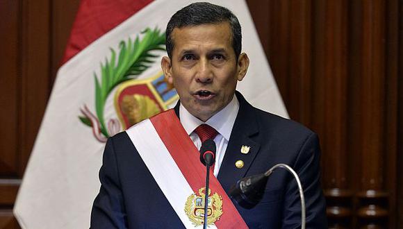 Ollanta Humala habló sobre el fallo de La Haya. (AFP)