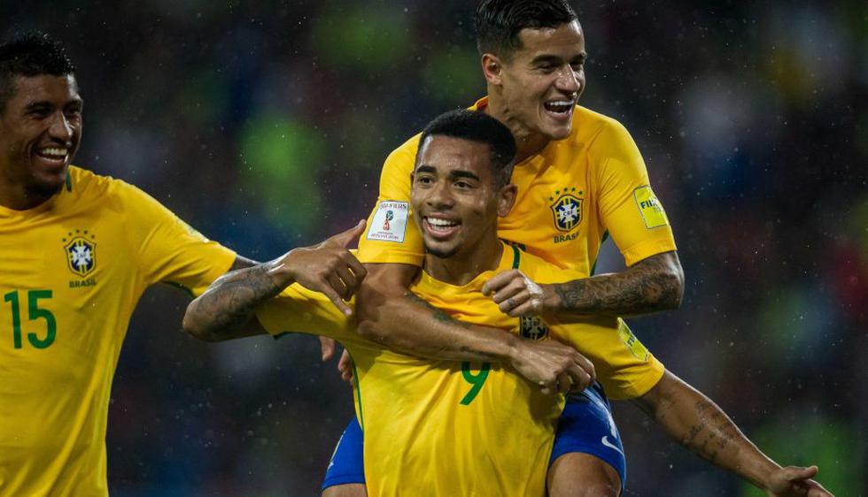 Brasil venció 2-0 a Venezuela y tomó la punta de las Eliminatorias Rusia 2018. (EFE)