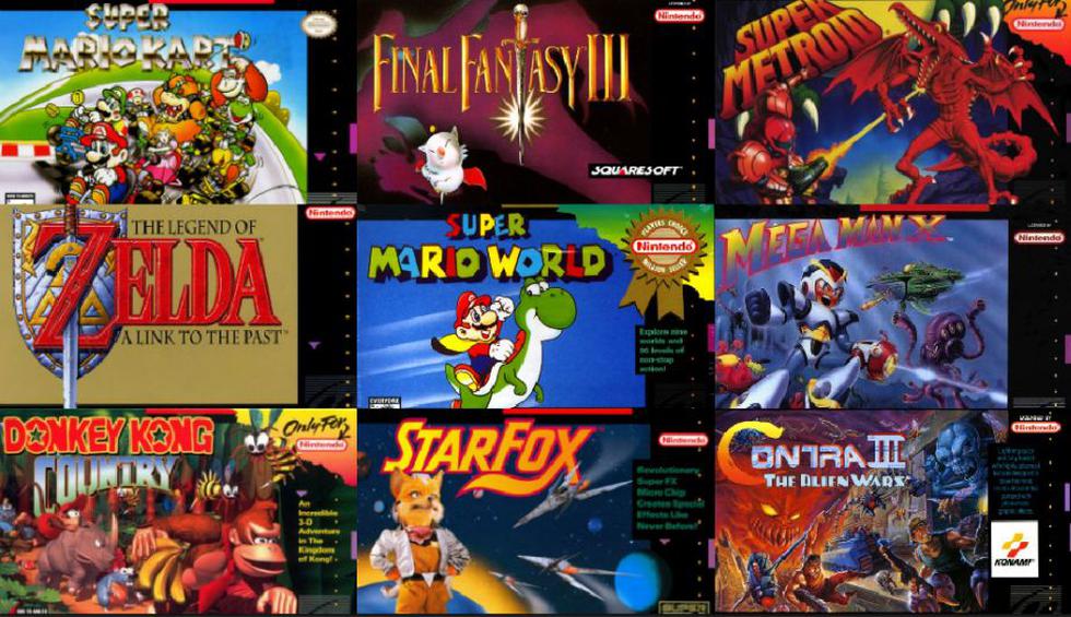SNES Classic Edition: Estos son los 21 juegos que podrás disfrutar